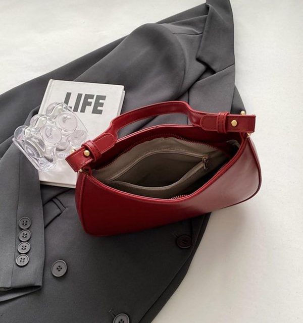 Women's Y2K Trendy Leather Hobo Bags with 2 Removable Straps - Image 3