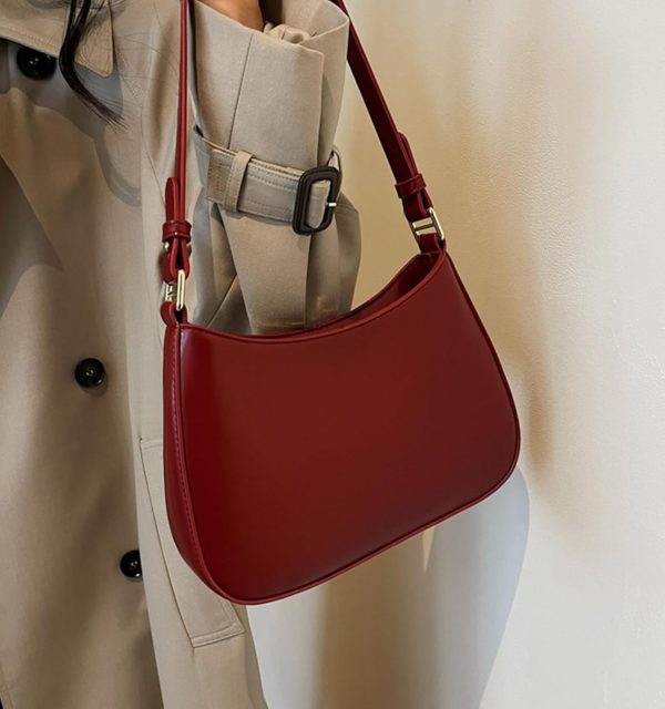 Women's Y2K Trendy Leather Hobo Bags with 2 Removable Straps - Image 5