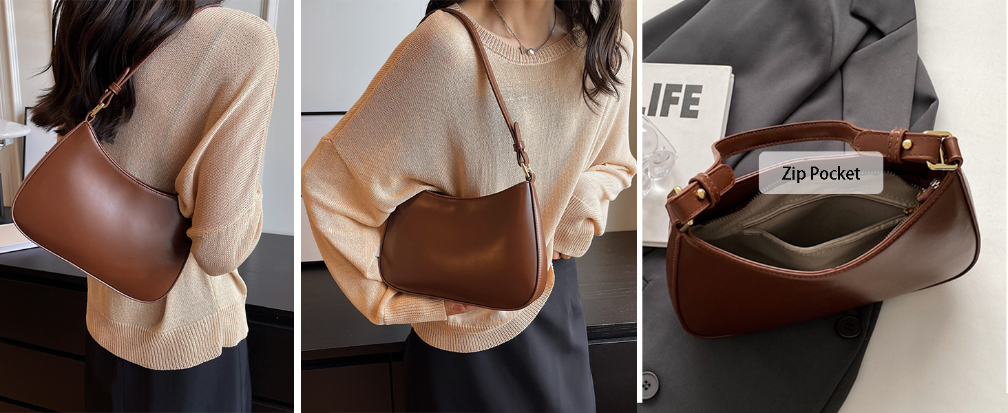 Brown Clutch Purse