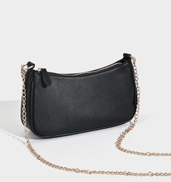Shoulder Bag for Women Y2K Trendy Purse Vegan Leather Hobo Bags Clutch Tote HandBags Saddle Bag with 2 Removable Strap - Image 2