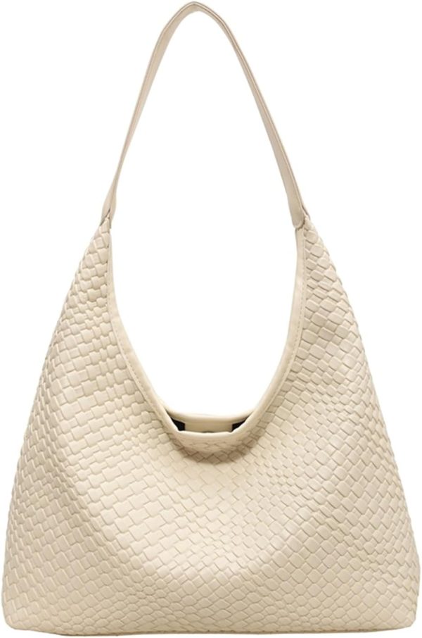 2025 Leather Tote Bag for Women Top-handle Shoulder Bag, Hobo Bags Large Capacity Soft Vegan Crossbody Handbag Underarm - Image 8