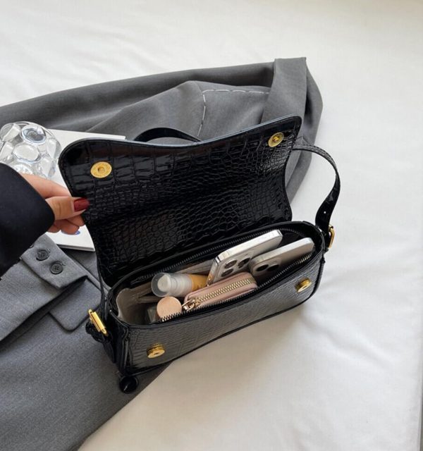 Shoulder Bag for Women Y2K Trendy Purse Vegan Leather Hobo Handbags Clutch Saddle Bag with 2 Removable Strap - Image 29