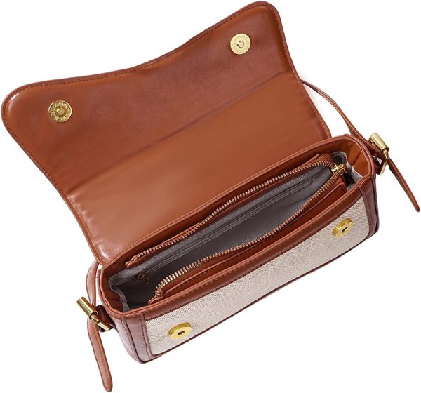 Shoulder Bag for Women Y2K Trendy Purse Vegan Leather Hobo Handbags Clutch Saddle Bag with 2 Removable Strap - Image 40