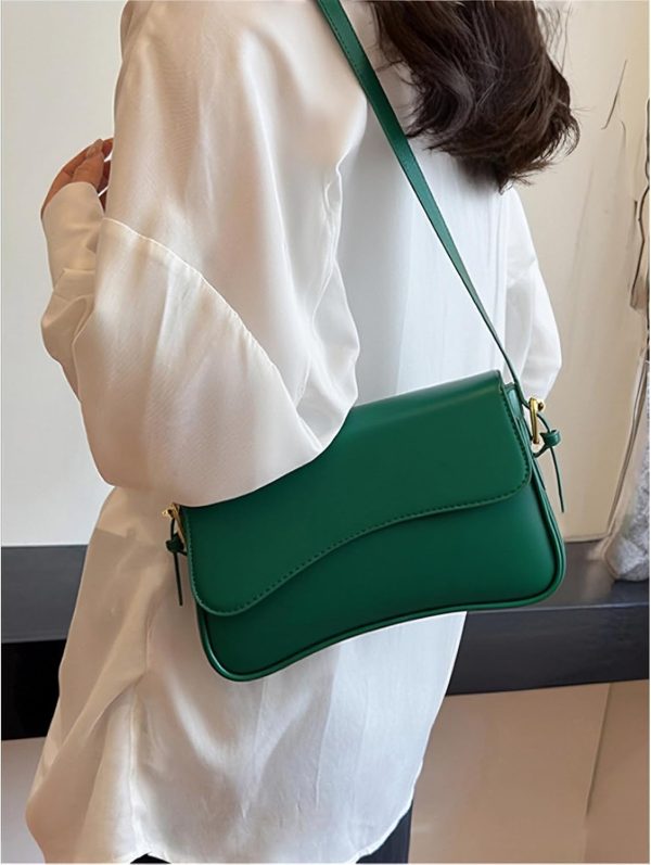 Shoulder Bag for Women Y2K Trendy Purse Vegan Leather Hobo Handbags Clutch Saddle Bag with 2 Removable Strap - Image 51