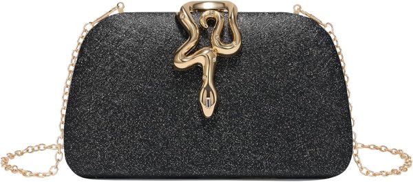 Glitter Clutch for Women, Elegant Evening Purse, Sparkly Wedding Clutch Bag for Parties - Image 8