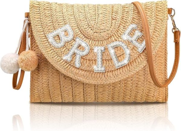 Straw Purse Summer Beach Woven Clutch Purses for Women Cloud Crossbody Shoulder Bags Spring Clutch Handbag 2025 - Image 27