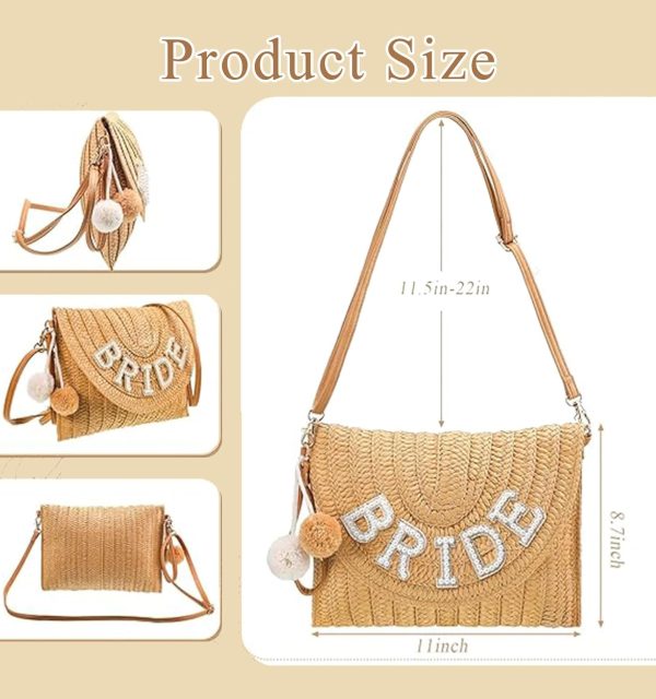 Straw Purse Summer Beach Woven Clutch Purses for Women Cloud Crossbody Shoulder Bags Spring Clutch Handbag 2025 - Image 28