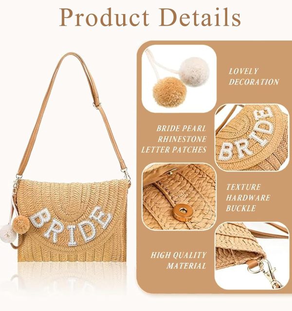 Straw Purse Summer Beach Woven Clutch Purses for Women Cloud Crossbody Shoulder Bags Spring Clutch Handbag 2025 - Image 30